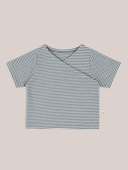 Kurzes Wickelshirt Baumwolle
