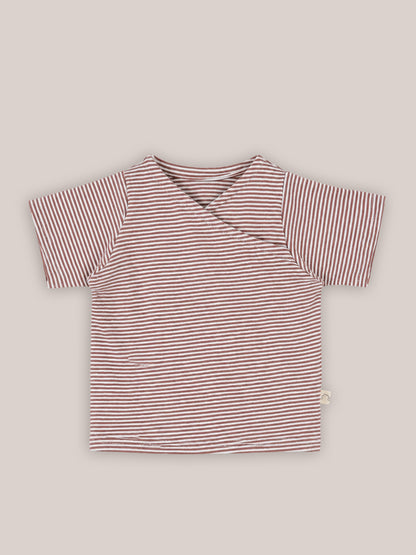Kurzes Wickelshirt Baumwolle