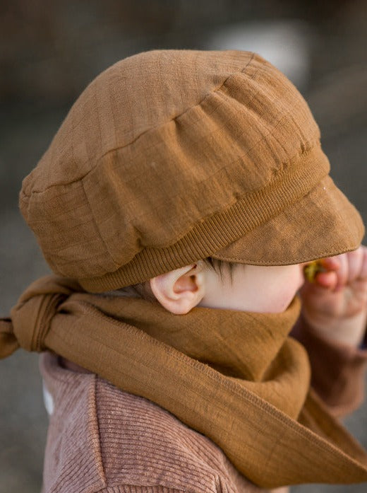 Michel cap organic muslin - Sahara