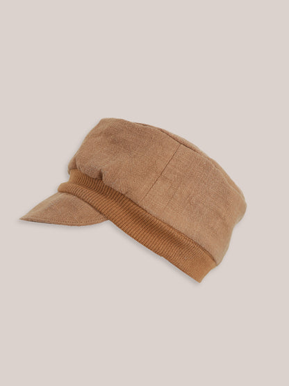 Michel cap linen - Sand
