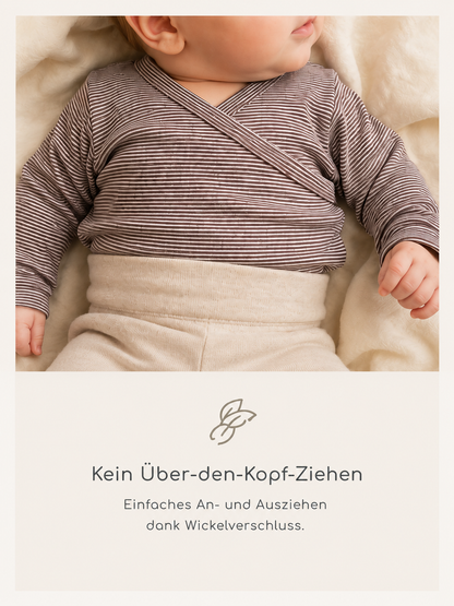 Wickelshirt aus Bio-Baumwolle