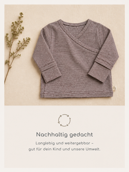 Wickelshirt aus Bio-Baumwolle