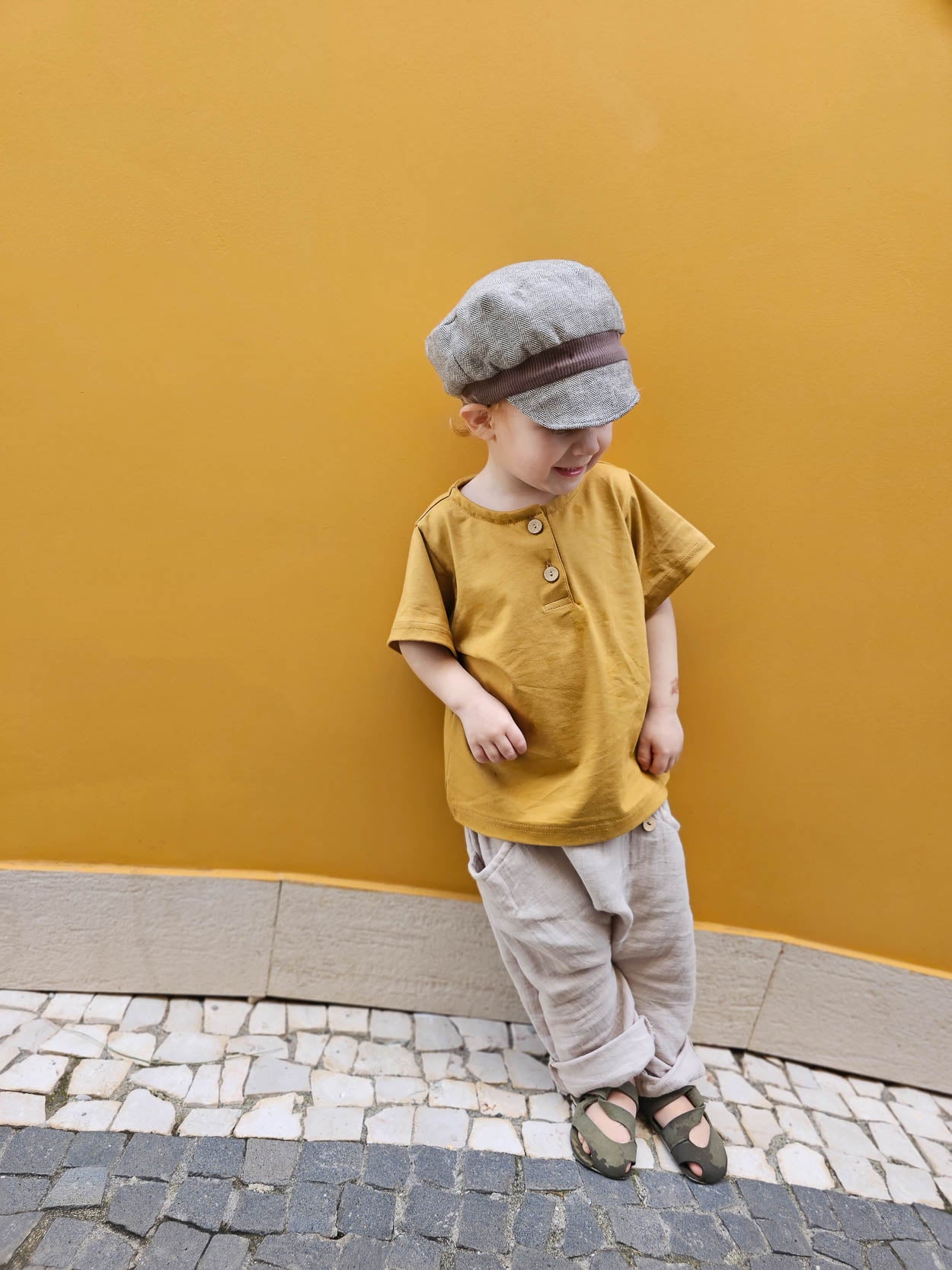 Michel cap herringbone