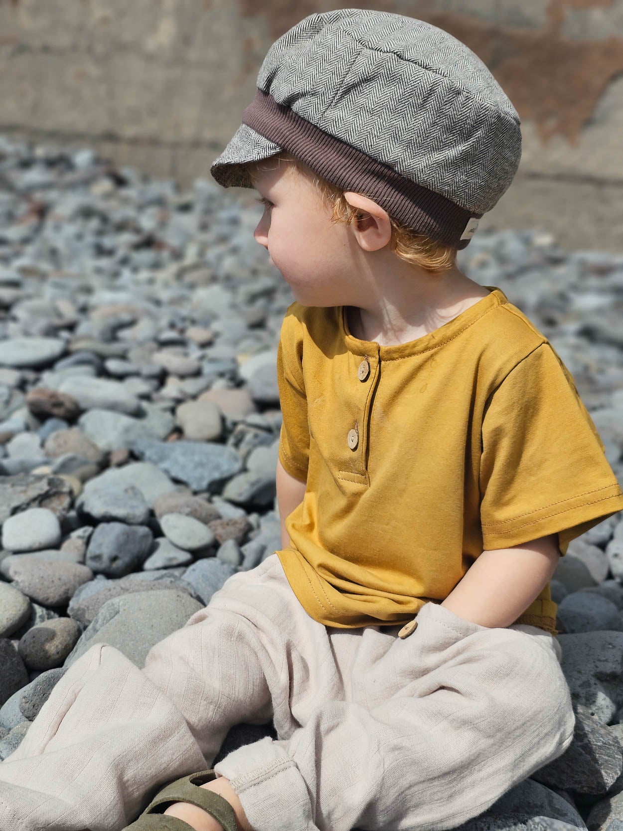 Michel cap herringbone