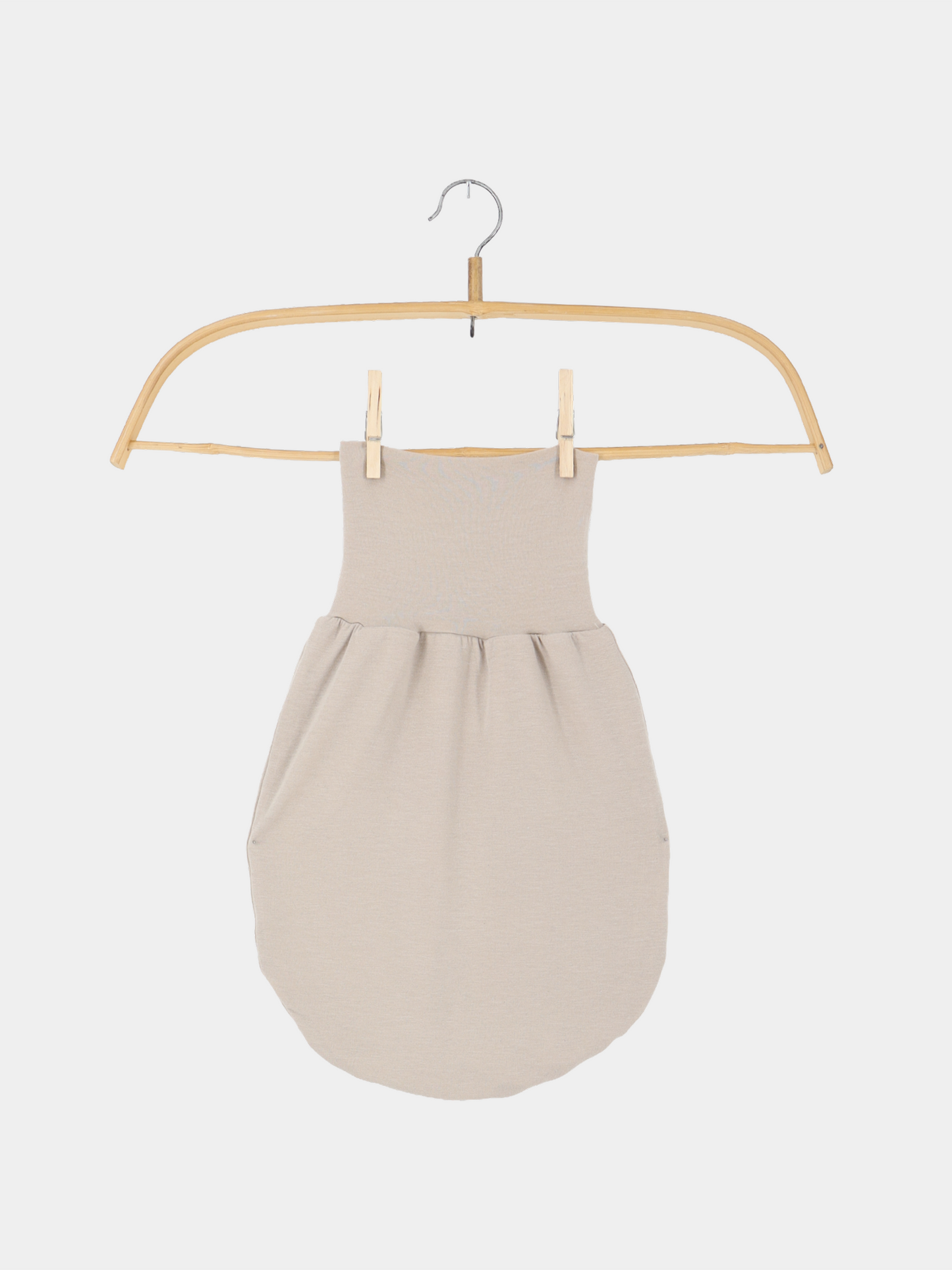 Baby Romper and Sleeping Bag, Cashmere Mix, Sand