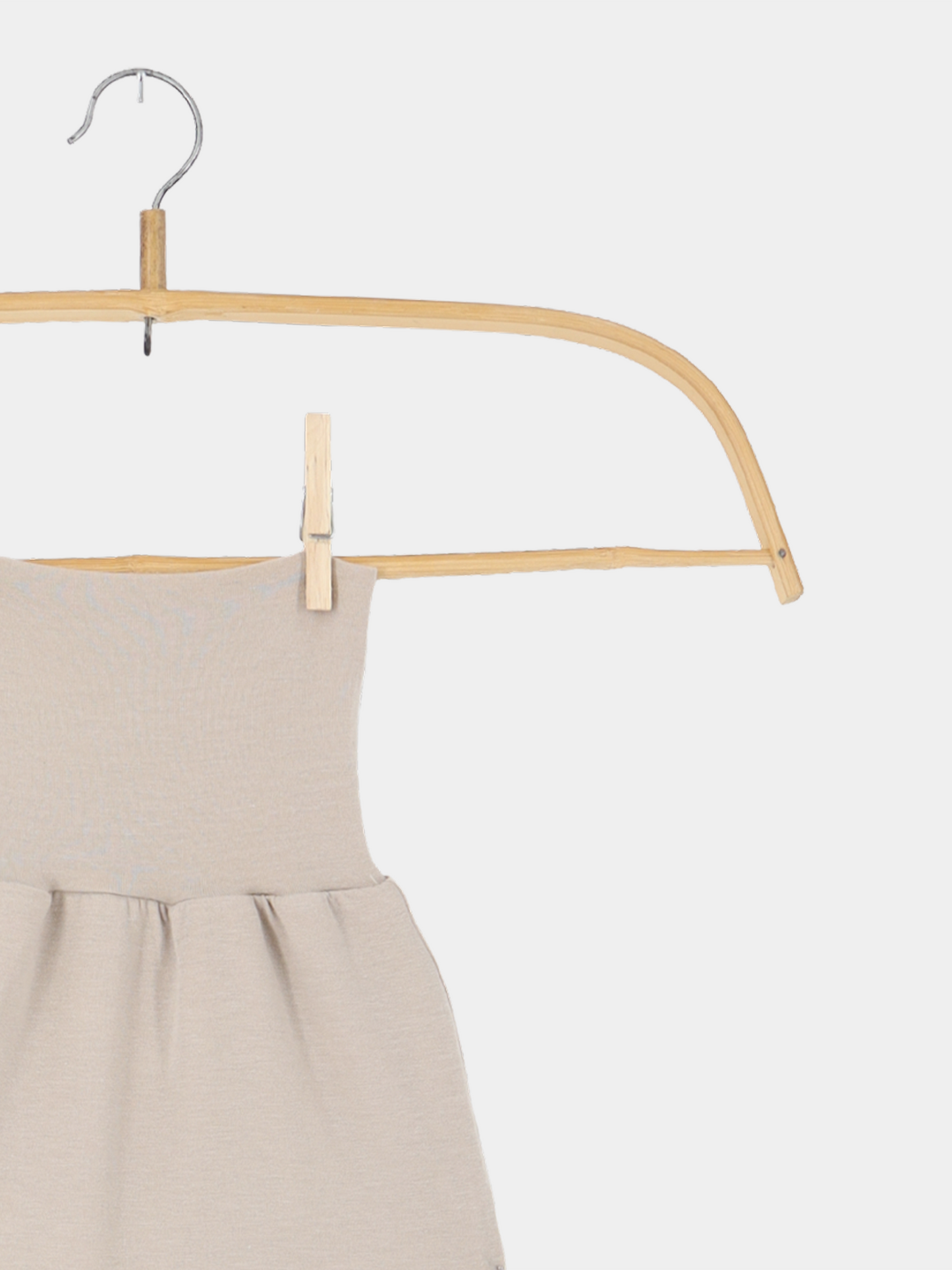 Baby Romper and Sleeping Bag, Cashmere Mix, Sand
