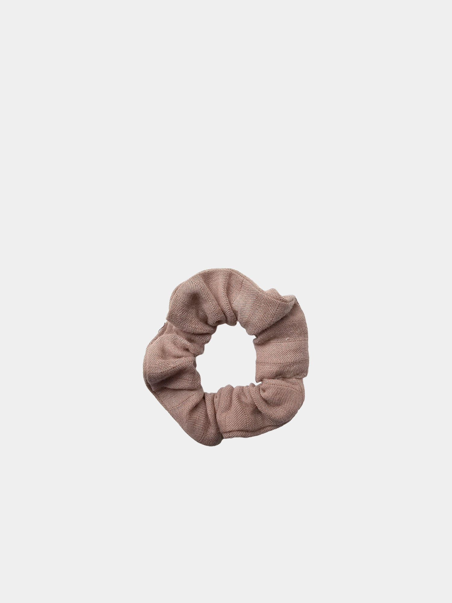 Upcycling scrunchies organic muslin powder