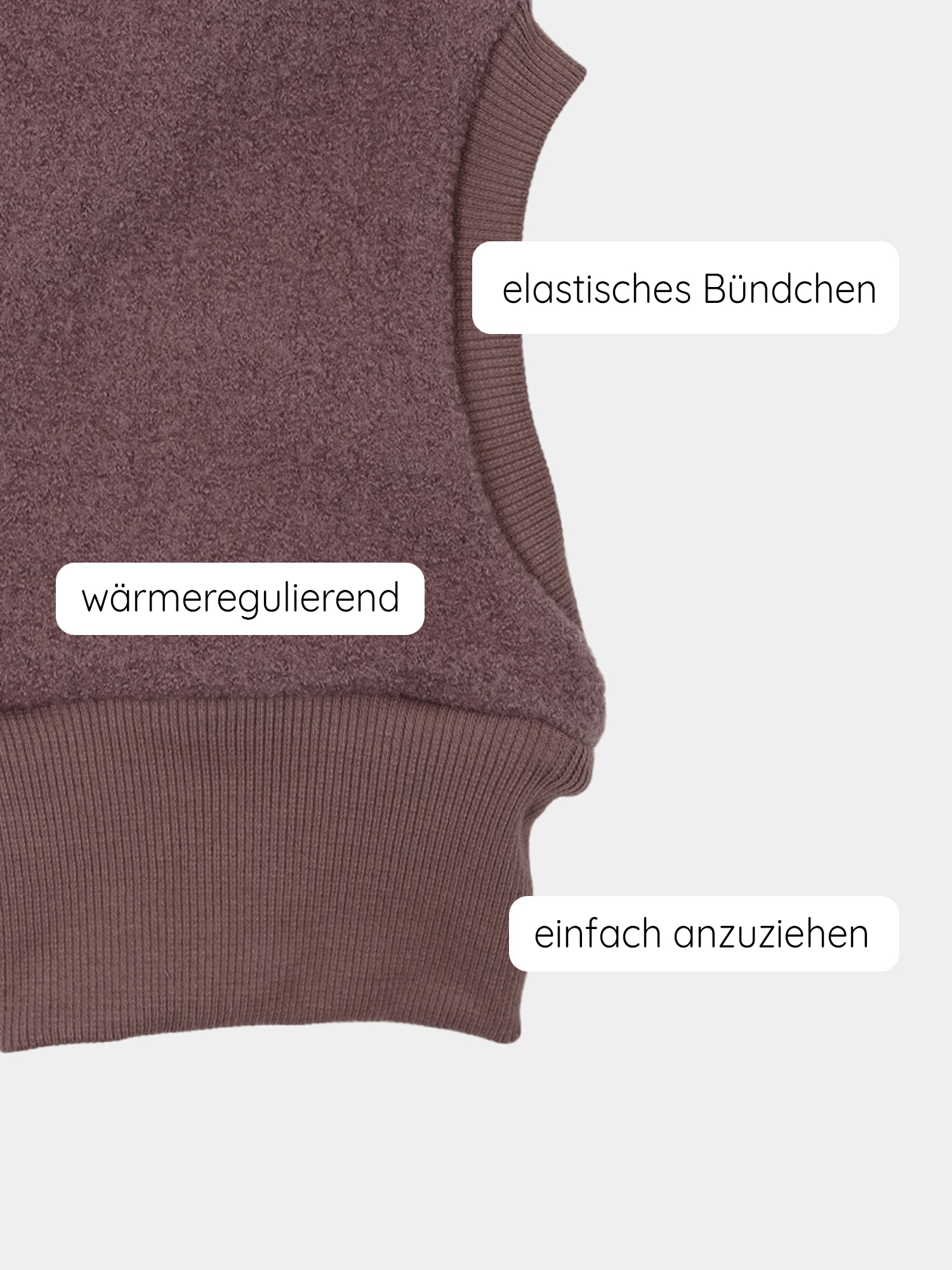 Schlupfmütze Wollwalk - Malve, eine praktische Mütze und Schal in einem, mit eng anliegendem Schnitt. Aus Wollwalk mit Bio-Jersey-Innenfutter, handgefertigt in Berlin, ideal für Kinder.