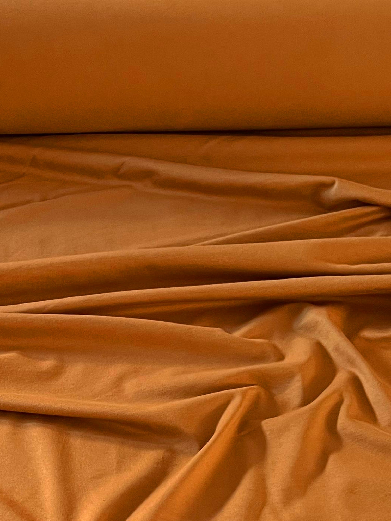 Jersey Orange aus Baumwolle ohne Elasthan 140g/m²