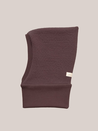 Slip-on hat boiled wool - chestnut