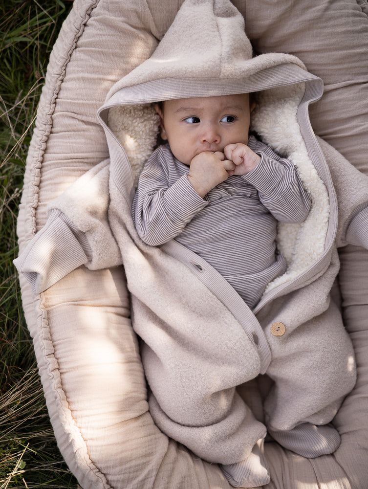 WINTER WOLLWALK OVERALL mit Bio-Teddyfutter