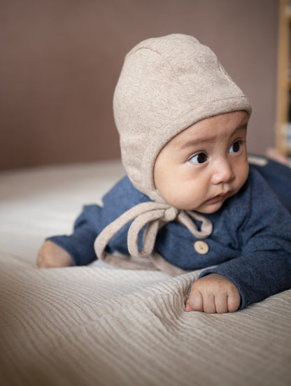 Baby Bonnet Fine Knit 