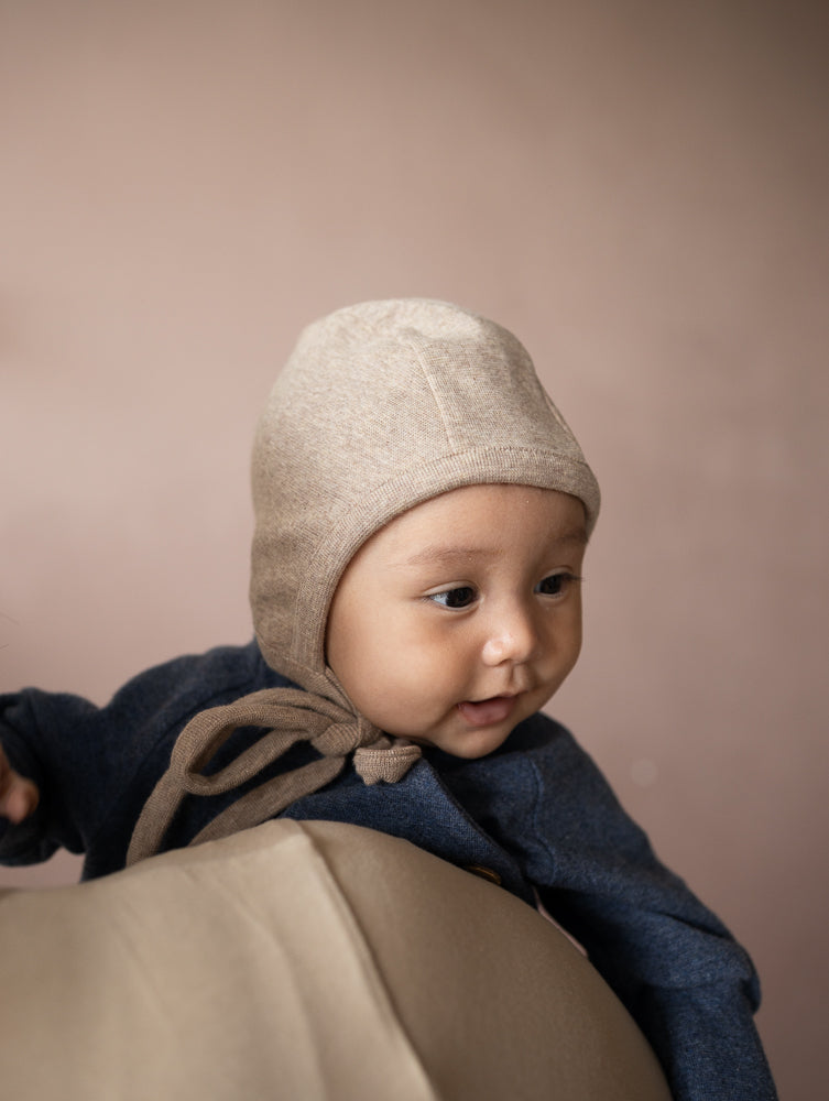 Baby Bonnet Fine Knit 