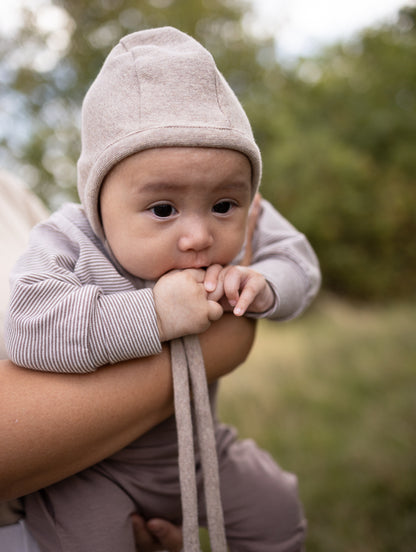 Baby Bonnet Fine Knit 