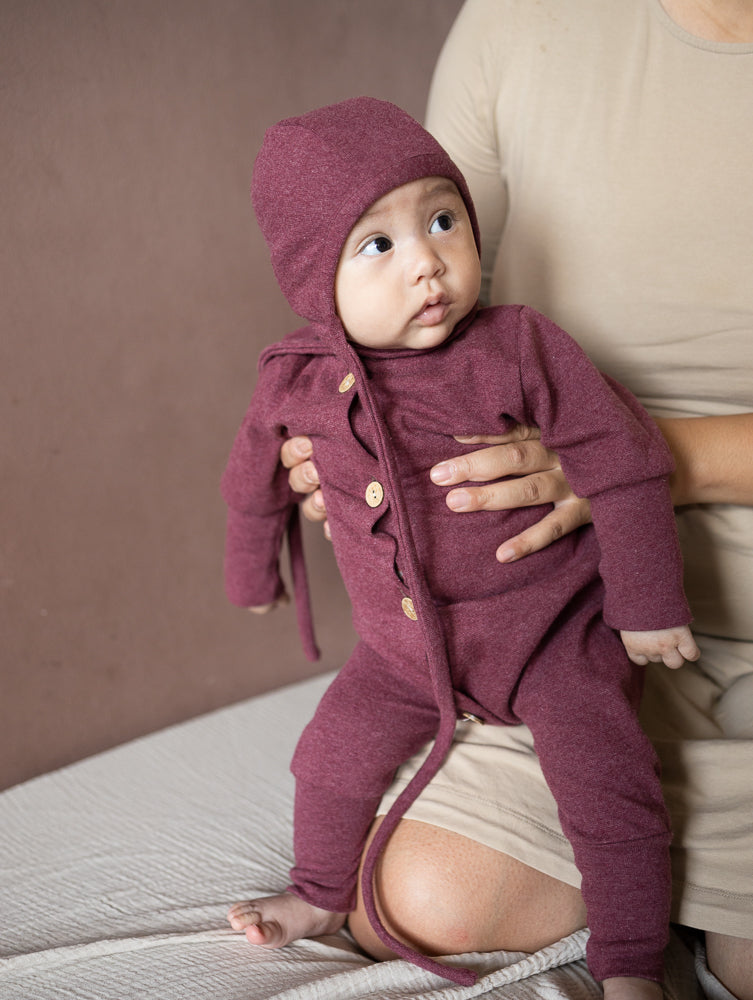 Baby Bonnet Fine Knit 