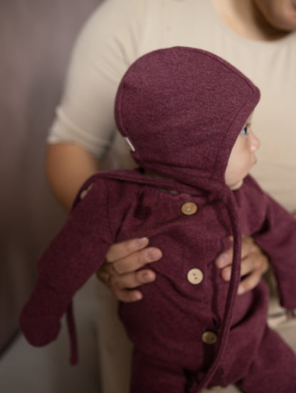 Baby Bonnet Fine Knit 