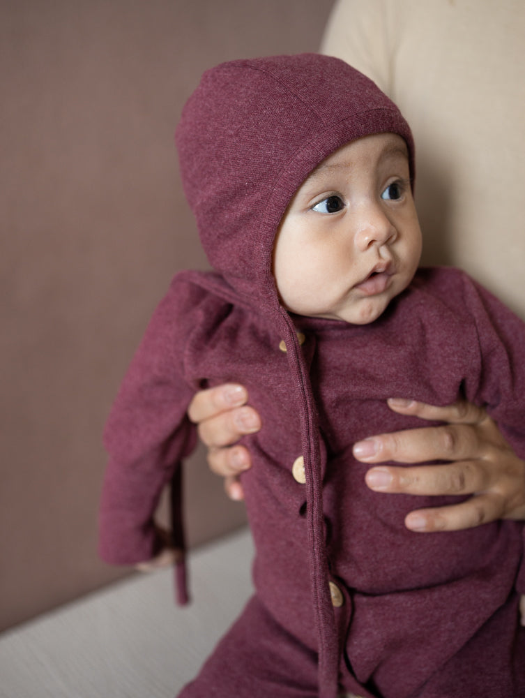 Baby Bonnet Fine Knit 