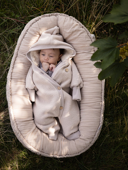 WINTER WOLLWALK OVERALL mit Bio-Teddyfutter
