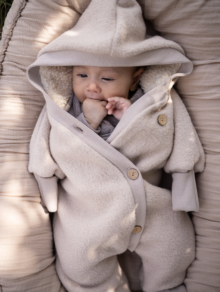 WINTER WOLLWALK OVERALL mit Bio-Teddyfutter