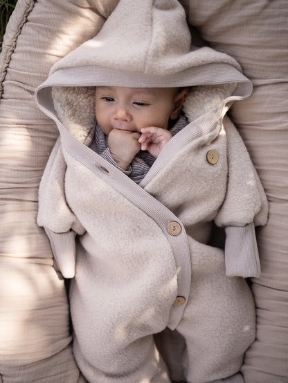 WINTER WOLLWALK OVERALL mit Bio-Teddyfutter