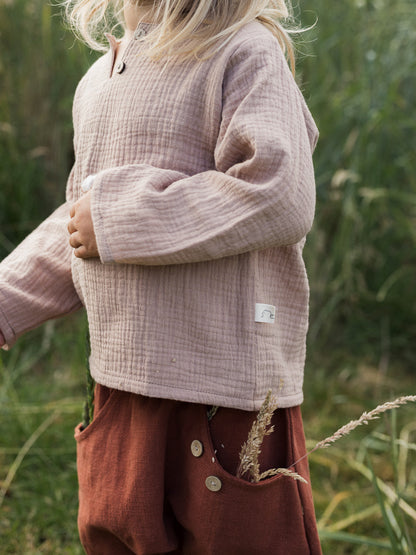 Organic muslin shirt - Dove