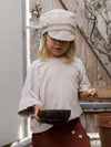 Michel cap linen - Sand
