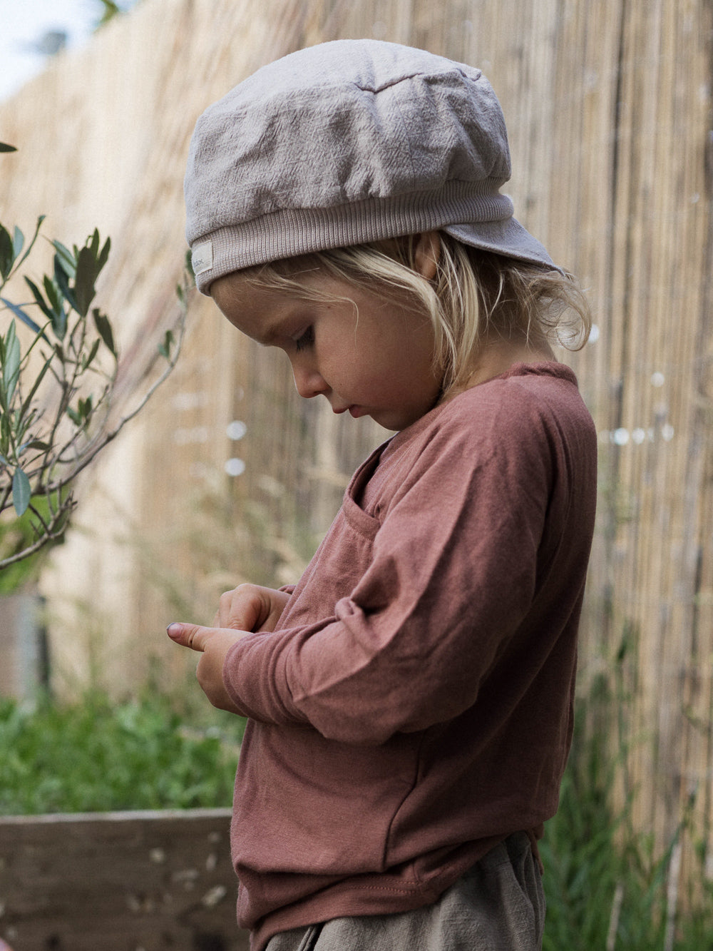 Cashmere blend wrap shirt - Blueberry