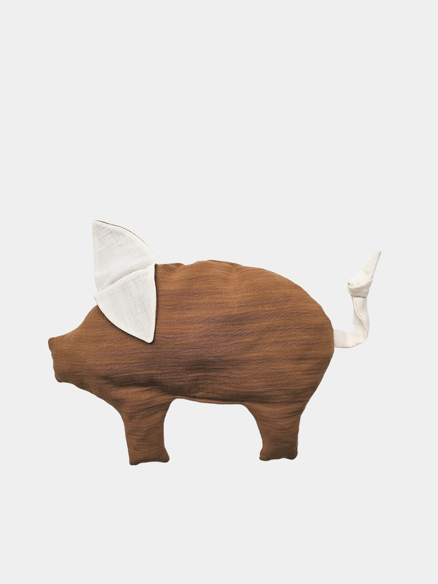 Teddy pig organic muslin - Sahara