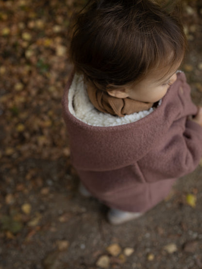 Winter Wichteljacke Wollwalk - Teddyfutter
