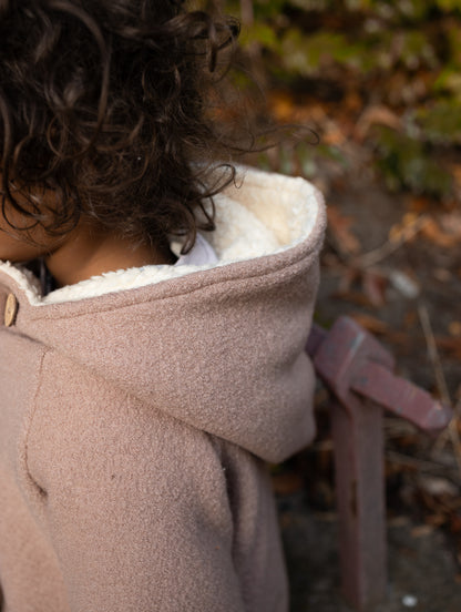Winter Wichteljacke Wollwalk - Teddyfutter