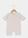 Mini overall muslin made from 100% organic cotton - cinnamon