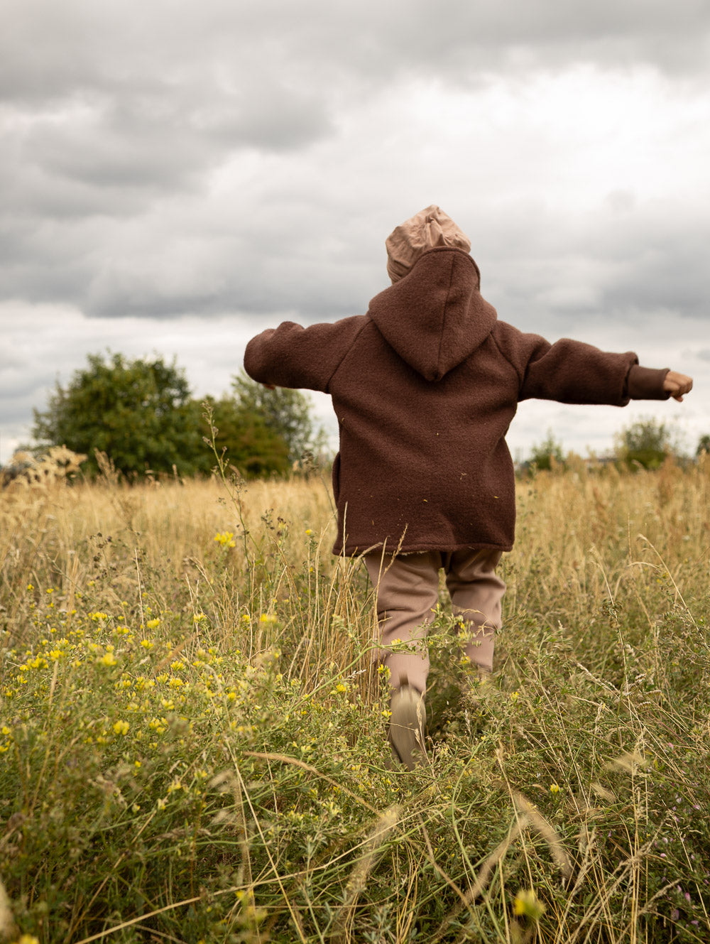 Winter Wichteljacke Wollwalk mit Teddyfutter