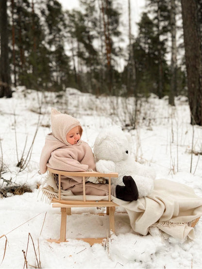 Winter Wollwalk Overall - Kuschelanzug mit Bio-Teddyfutter