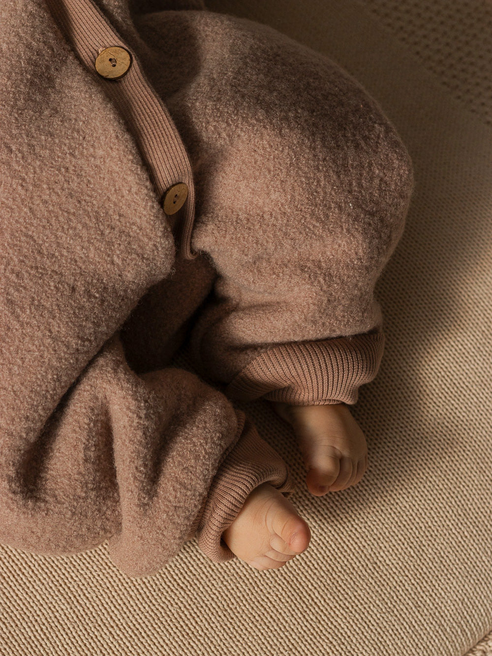 Winter Wollwalk Overall - Kuschelanzug mit Bio-Teddyfutter