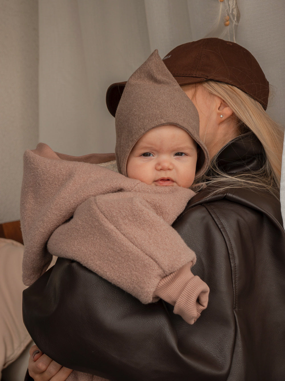 Winter Wollwalk Overall - Kuschelanzug mit Bio-Teddyfutter