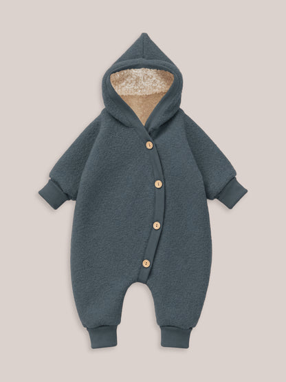 Winter Wollwalk Overall - Kuschelanzug mit Bio-Teddyfutter