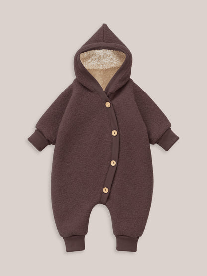 Winter Wollwalk Overall - Kuschelanzug mit Bio-Teddyfutter
