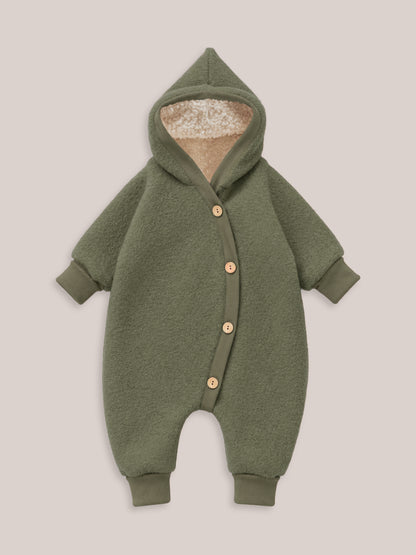 Winter Wollwalk Overall - Kuschelanzug mit Bio-Teddyfutter