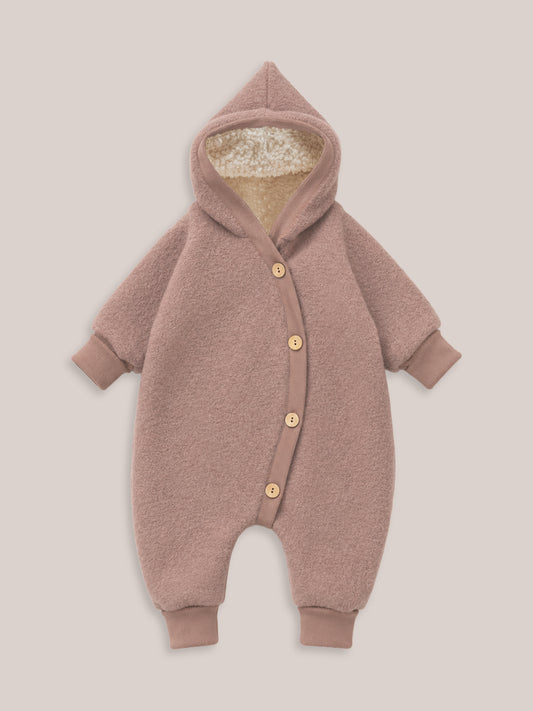 Winter Wollwalk Overall mit Bio-Teddyfutter