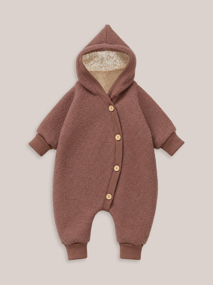 Winter Wollwalk Overall - Kuschelanzug mit Bio-Teddyfutter