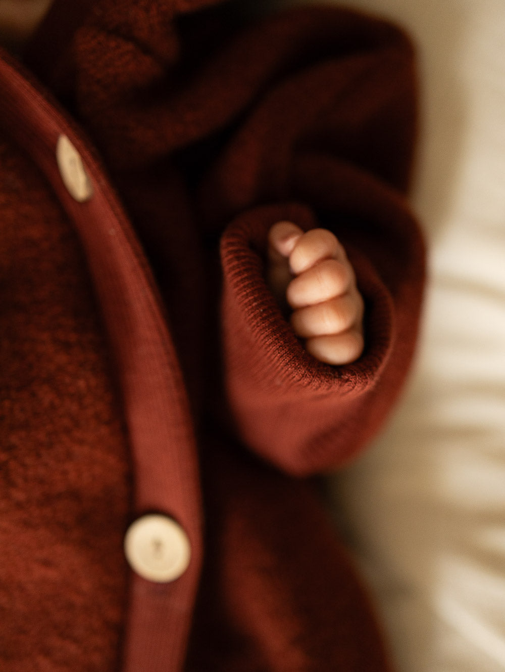 Snuggle suit boiled wool - pistachio