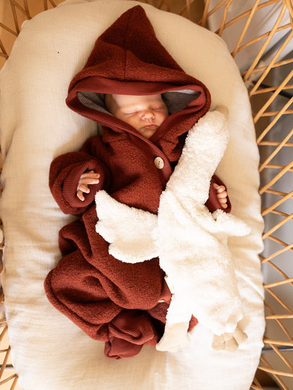 Snuggle suit boiled wool - pistachio