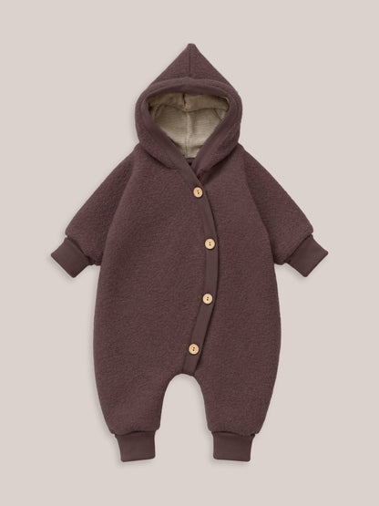 Snuggle suit boiled wool - pistachio