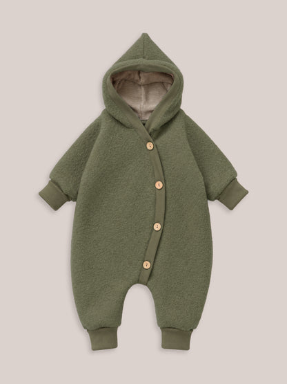 Snuggle suit boiled wool - pistachio