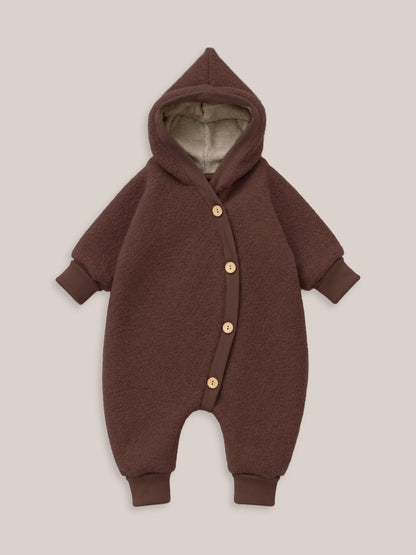 Snuggle suit boiled wool - pistachio