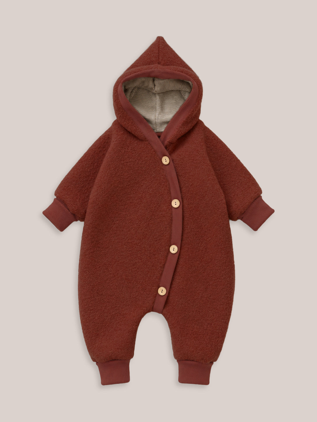 Snuggle suit boiled wool - pistachio
