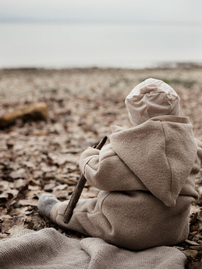 Snuggle suit boiled wool - pistachio