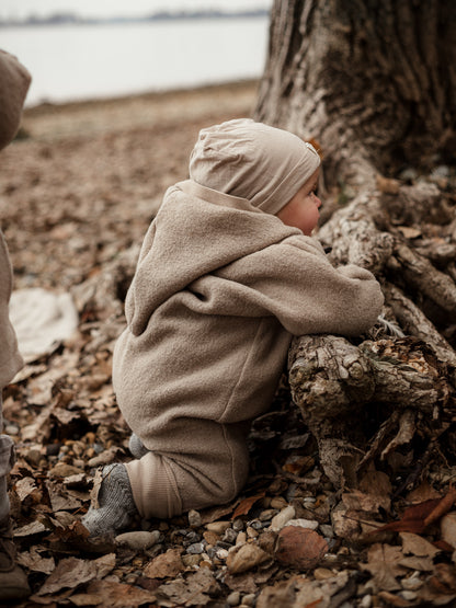 Snuggle suit boiled wool - pistachio