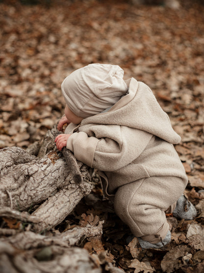 Snuggle suit boiled wool - pistachio