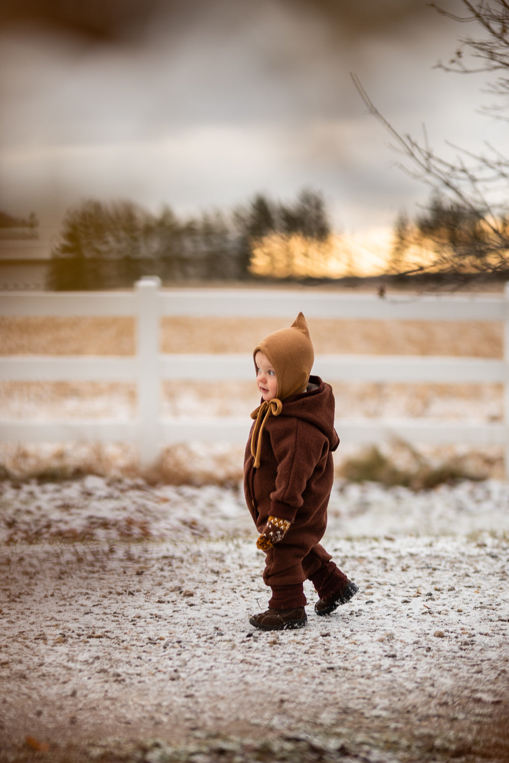 Snuggle suit boiled wool - pistachio